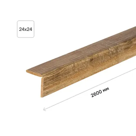 Уголок МДФ универсальный Гонкало 24x24x2600 мм
