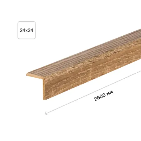 Уголок МДФ универсальный Орнигон 24x24x2600 мм