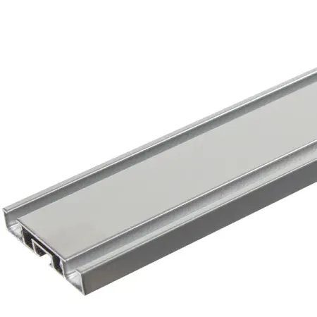 Карниз двухрядный «Atlant», 200 см, алюминий, цвет серебро