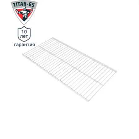 Полка сетчатая Титан-GS 60.3x30.6 см сталь цвет белый полка сетчатая 1203x306мм