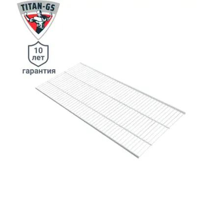 Полка сетчатая Титан-GS 90.3x40.6 см сталь цвет белый полка сетчатая 1203x306мм