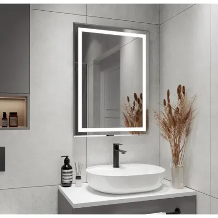 Зеркало для ванной Пронто Люкс с подсветкой 60x80 см