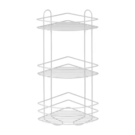 Полка для ванной ЧМЗ Лидер 501-006-08 угловая 3 яруса 22.5x58 см цвет белый матовый зинаида михайловна агеева хрущев лидер целины оттепели и кукурузы