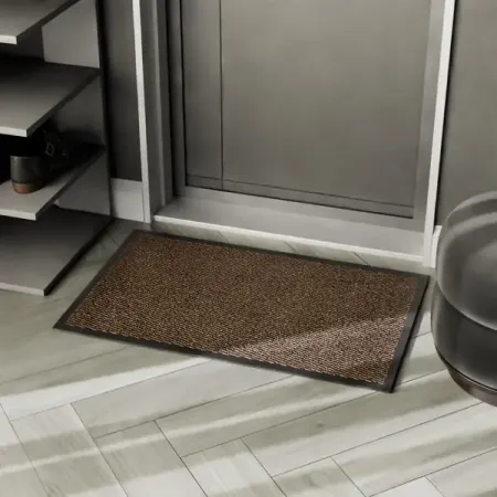 Коврик Step 90x150 см полипропилен цвет коричневый