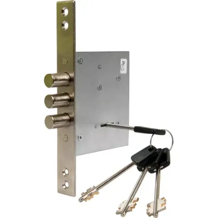 Замок врезной сувальдный Apecs Premier T-57/S8-NI, цвет никель