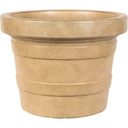 Горшок-кашпо цветочный La Tourelle ø55 v50 л пластик бежевый