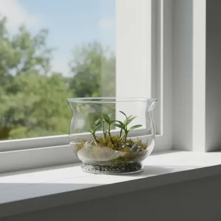 Ваза Бейли 2 большая стекло цвет прозрачный