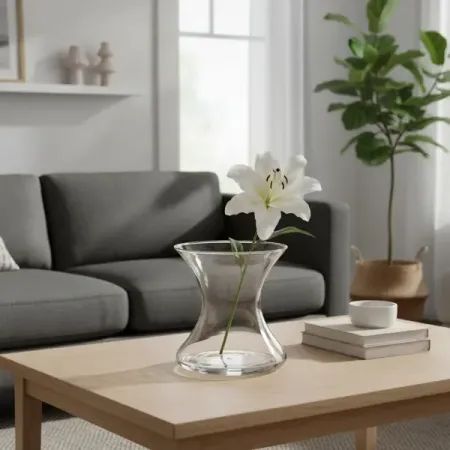 Ваза Келли 2 большая стекло цвет прозрачный