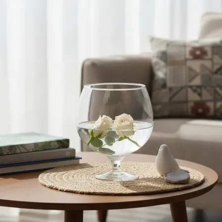 Ваза Бренди 2 л стекло цвет прозрачный 21см