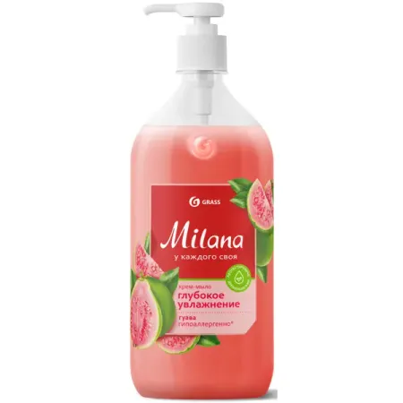 Жидкое крем-мыло Grass Milana Гуава 1 л