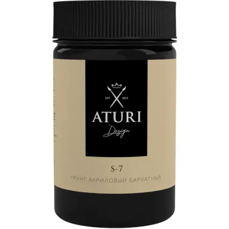 Грунт акриловый Aturi Design 350 г цвет чёрный матовый регулируемый коврик для сушки посуды inter design 30x40 см