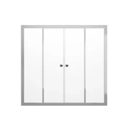 Ширма на ванну Метакам раздвижная 170x140 см прозрачное стекло профиль хром