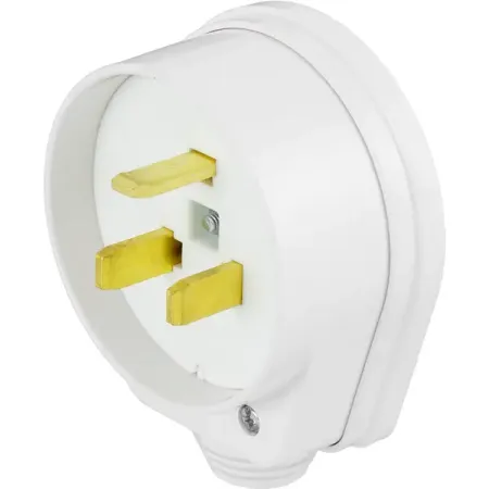 Вилка с заземлением В32-071 220 В, цвет белый вилка столовая tramontina athenas 3 шт на подвесе 25 3 см