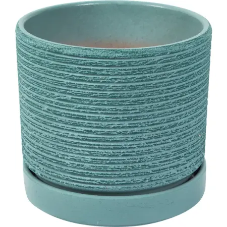 Горшок цветочный Лоза ø15 h13.5 см v1.5 л керамика морская волна искусственная очная лоза wisteria