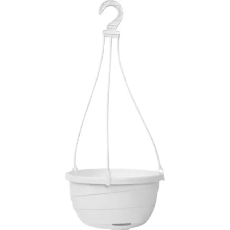 Горшок цветочный Мальва ø25 h25 см v4.7 л пластик белый подвес тросовый ritter artline шинопро 1 5м белый