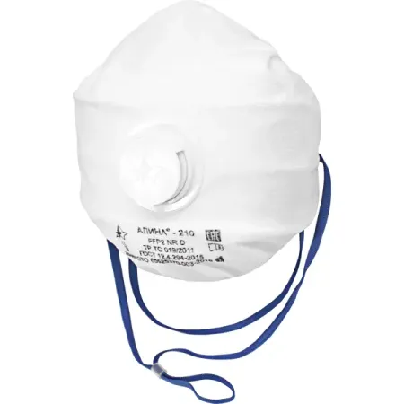 Респиратор с клапаном Алина-210 20485 FFP2 анатомическая модель женских половых органов