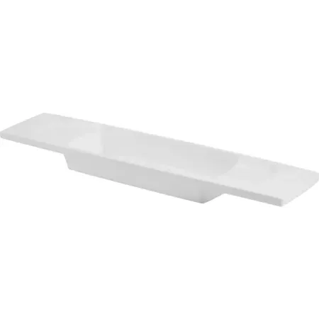 Полка на ванну 60-75 см цвет белый фиксаторы для винограда из пластика