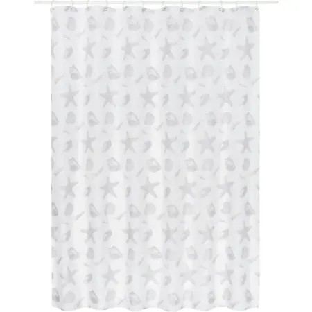 Штора для ванной Fixsen Laguna 180x200 см полиэстер цвет белый