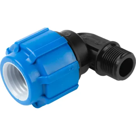 Отвод комбинированный 90° ПНД ТПК-Аква 3/4