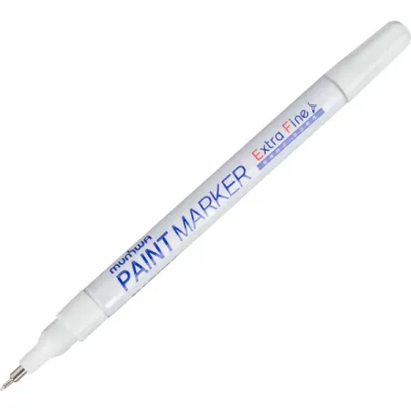 Маркер-краска Munhwa Extra белая 1 мм маркер краска munhwa paint marker синий 4мм