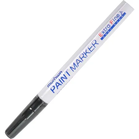 Маркер-краска Munhwa Extra 260031 черная 1 мм маркер краска munhwa paint marker синий 4мм
