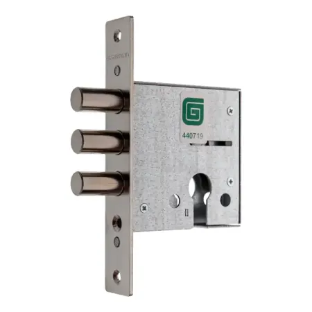 Замок врезной Гардиан-1201, цвет хром узкий защитный врезной дверной замок противоугонный дверной замок   корпуса 85 92   аксессуары для дверных замков 8520 8530 8540 9220 9230