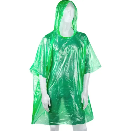 Плащ-дождевик пончо ГП1-3-З цвет зеленый размер универсальный