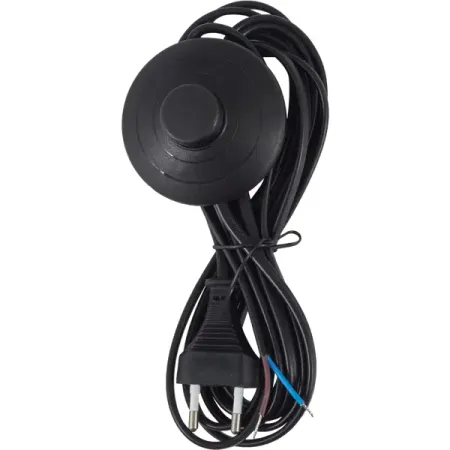 Шнур сетевой с ножным выключателем цвет чёрный 3.5 м g craftsman сетевой видеорегистратор gu n8008h1 p8