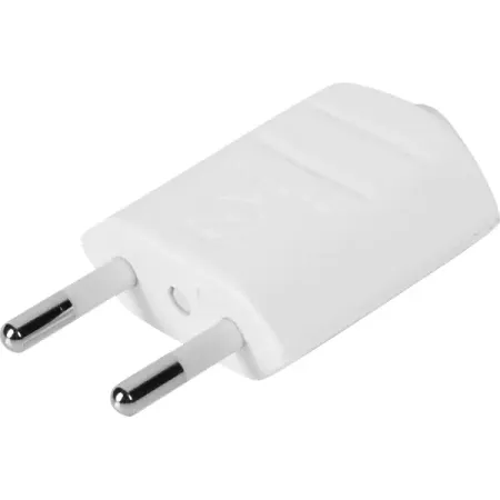 Вилка без заземления CS-L01WP-A 230 В, цвет белый вилка столовая tramontina athenas 3 шт на подвесе 25 3 см