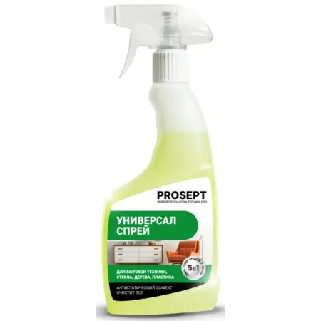 Спрей универсальный Prosept с антистатическим эффектом 500 мл shdiatool полировальные накладки для мрамора и гранита 7 шт