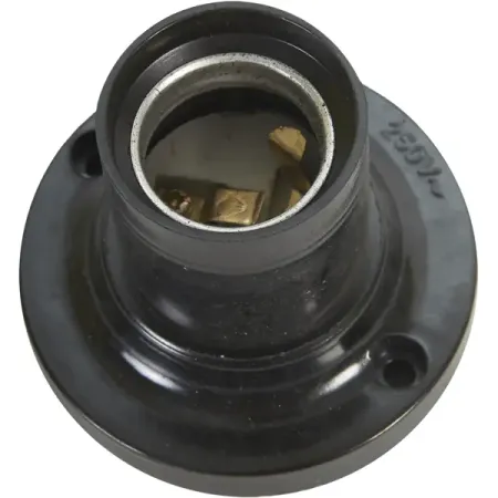 Патрон-стойка бакелитовая Oxion E27 прямая цвет чёрный newone бесключевой патрон для dremel 0 5 3 2 мм