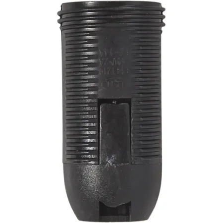 Патрон-полувинт пластиковый Oxion E14 цвет чёрный