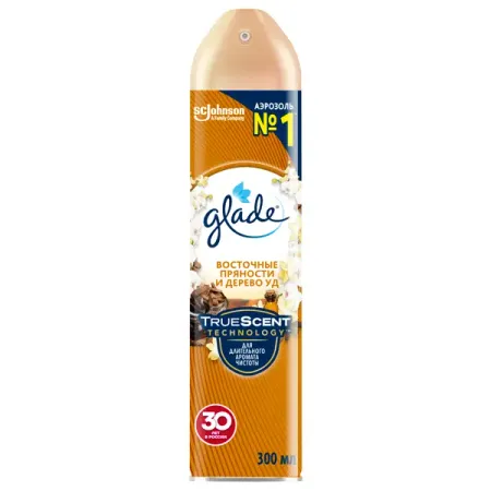 Аэрозоль Glade «Восточные пряности и дерево уд» 300 мл
