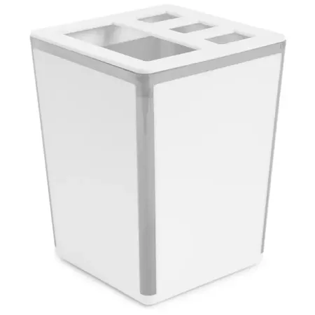 Подставка для зубных щёток Berossi Spacy пластик цвет белый прозрачный подставка для паяльника dazzleex