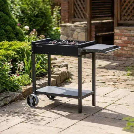 Мангал Gratar МАН 202 106x52x79 см сталь черный/ серый