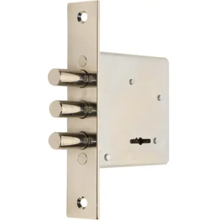 Замок врезной сувальдный Зенит ЗВ8-6.1, цвет серебристый