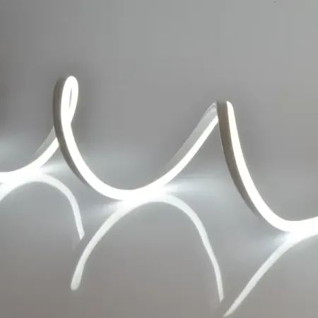 Комплект гибкого неона Uniel SMD2835 220В 8 мм 10м 8 Вт/м 120диод/м 180 лм/м IP67 6500 К холодный белый свет