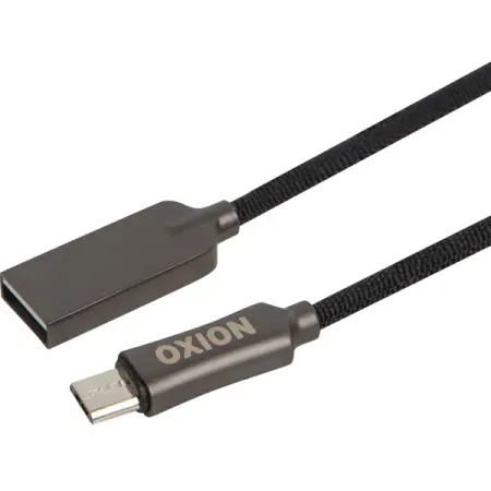 Кабель Oxion USB-micro USB 1 м цвет черный