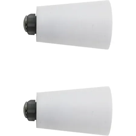 Наконечники Inspire Поммель металл 6 см цвет белый 2 шт