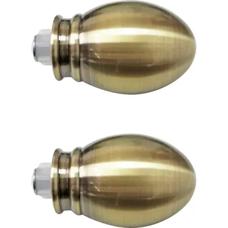 Наконечники Inspire Поммель металл 6 см цвет античное золото 2 шт наконечники паяльника relife t12