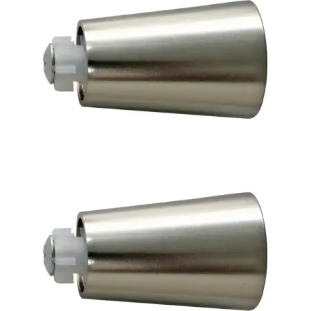 Наконечники Inspire Поммель металл 6 см цвет никель 2 шт