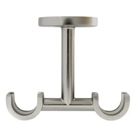 Держатель двухрядный потолочный Inspire металл цвет никель 2 см