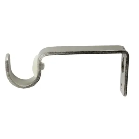 Держатель однорядный простой Inspire металл цвет никель 2 см