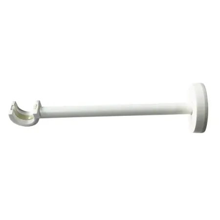 Держатель однорядный открытый Inspire металл цвет белый 2 см