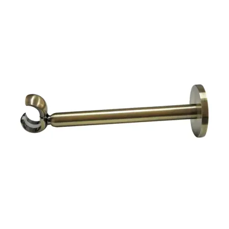 Держатель однорядный раздвижной Inspire металл цвет античное золото 2 см 195-300 см