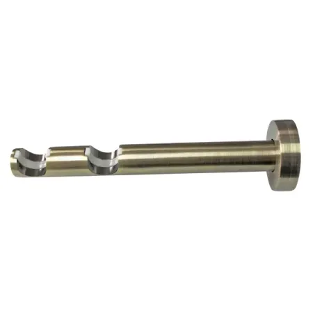 Держатель двухрядный с пластиковой вставкой Inspire металл цвет золото антик 20 см