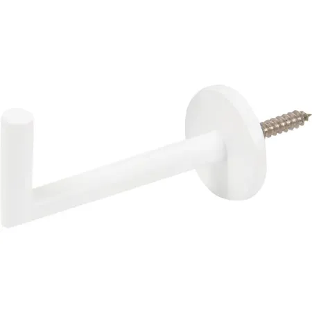 Держатель для штор Inspire 8 см металл цвет белый 2 шт