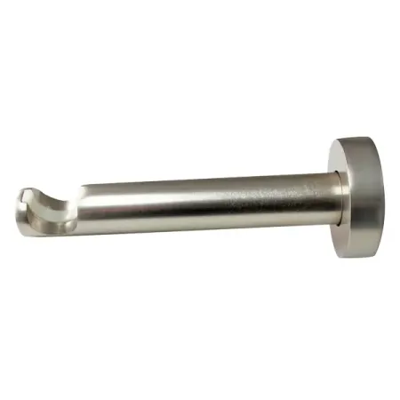 Держатель однорядный с пластиковой вставкой Inspire металл цвет никель 2 см держатель для благовоний из сплава