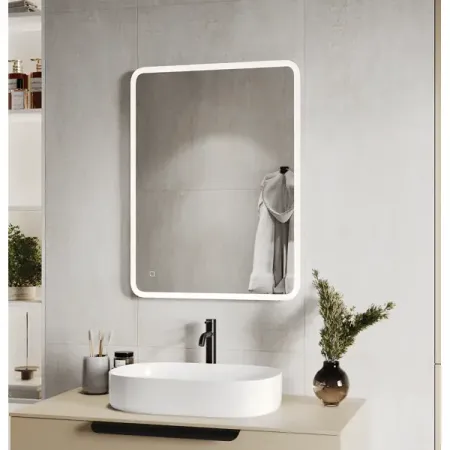 Зеркало для ванной Grace с подсветкой 60x80 см grace marci три ный светодиодный фонарик 3вт