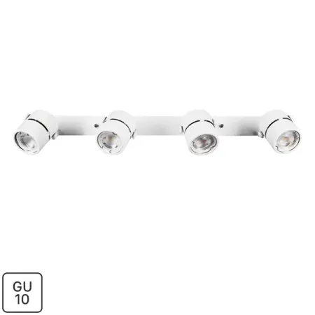 Спот поворотный Mizar 4 лампы GU10 4 м² цвет белый александр игоревич буфетов диаграммы юнга и их предельная форма